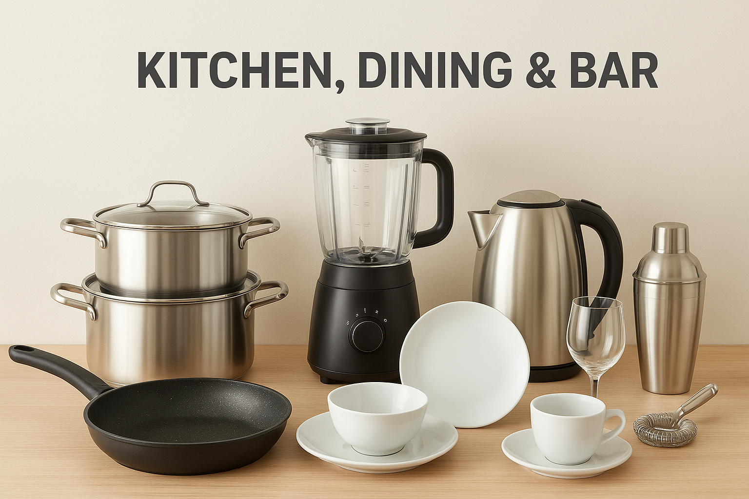 Kitchen, Dining & Bar